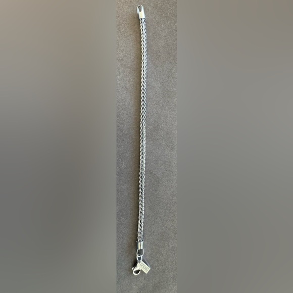 NWOT - Hickey Freeman - Men's - Steel Flat Bracelet - Picture 3 of 4